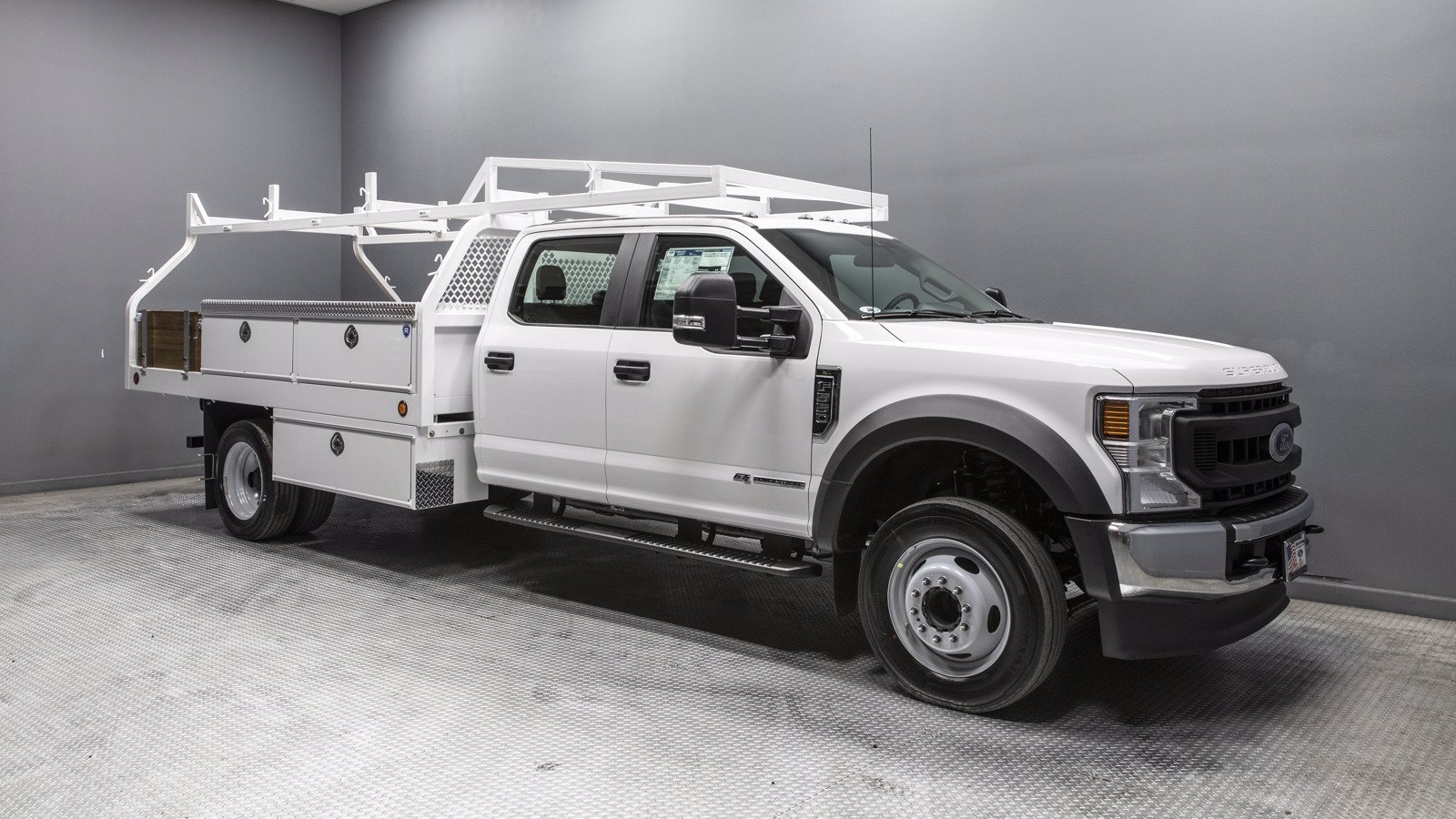 New 2020 Ford Super Duty F-550 DRW XL With 12 Contractor Crew Cab ...