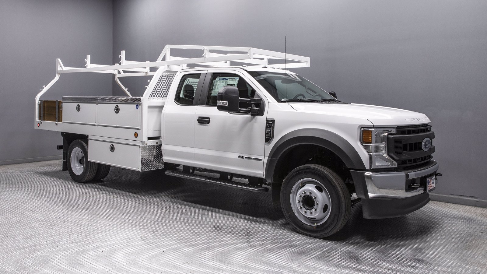 New 2020 Ford Super Duty F-550 DRW XL With 12 Contractor Extended Cab ...