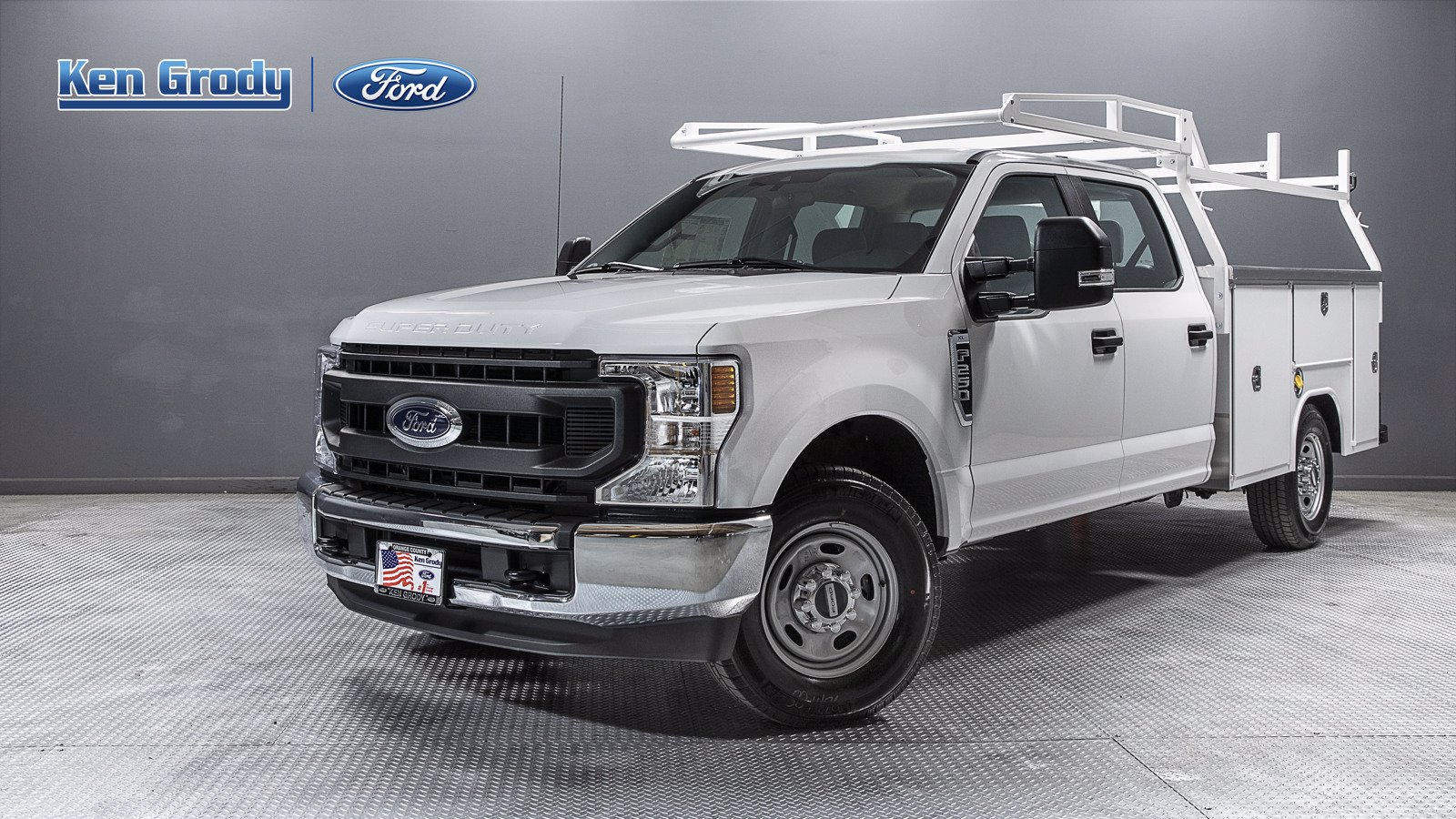 New 2020 Ford Super Duty F-250 SRW XL With 8 Utility Crew Cab Pickup in